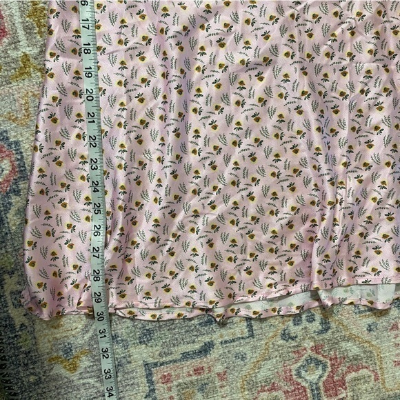 Princess Polly NWT US 8‎ Myron Pink Floral Slip Dress Satin Mini - Picture 13 of 13